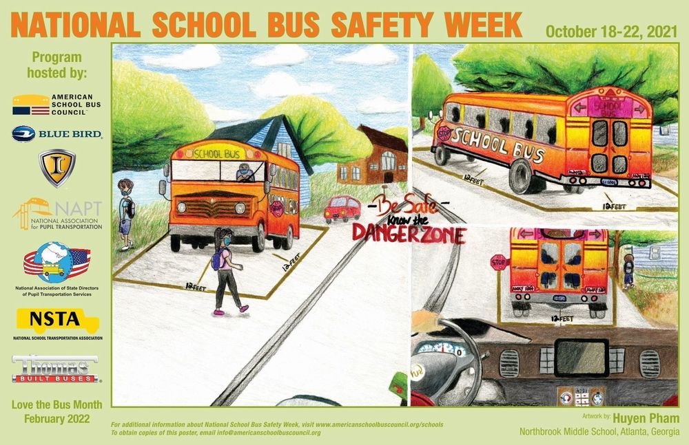 National School Bus Safety Week Poster
