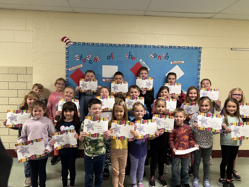 September Students Of The Month New Haven Elementary